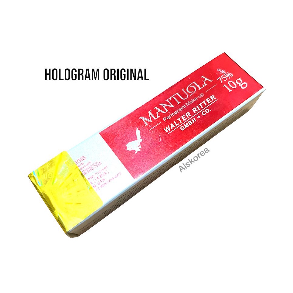 MANTUOLA -ORIGINAL STIKER HOLOGRAM- SULAM ALIS / SULAM BIBIR / SULAM EYELINER