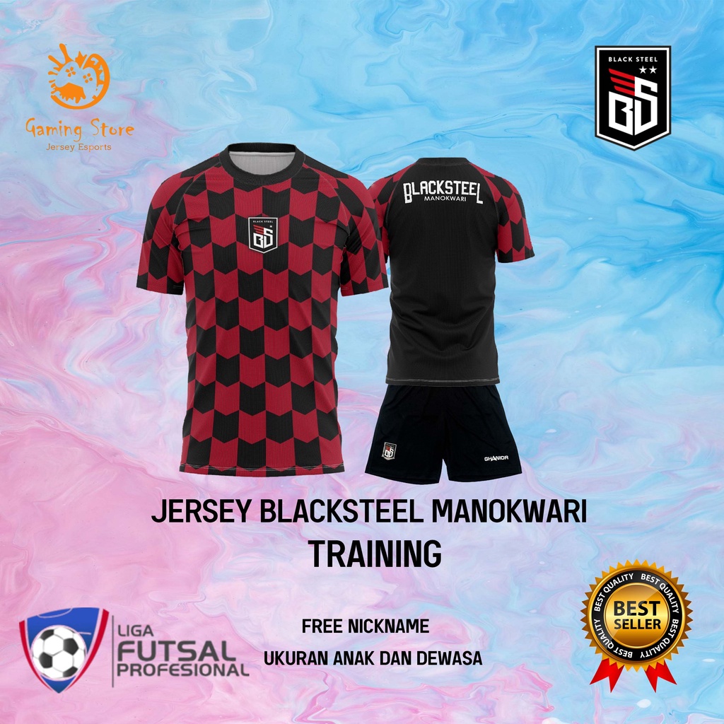 Jersey Blacksteel Manokwari Training