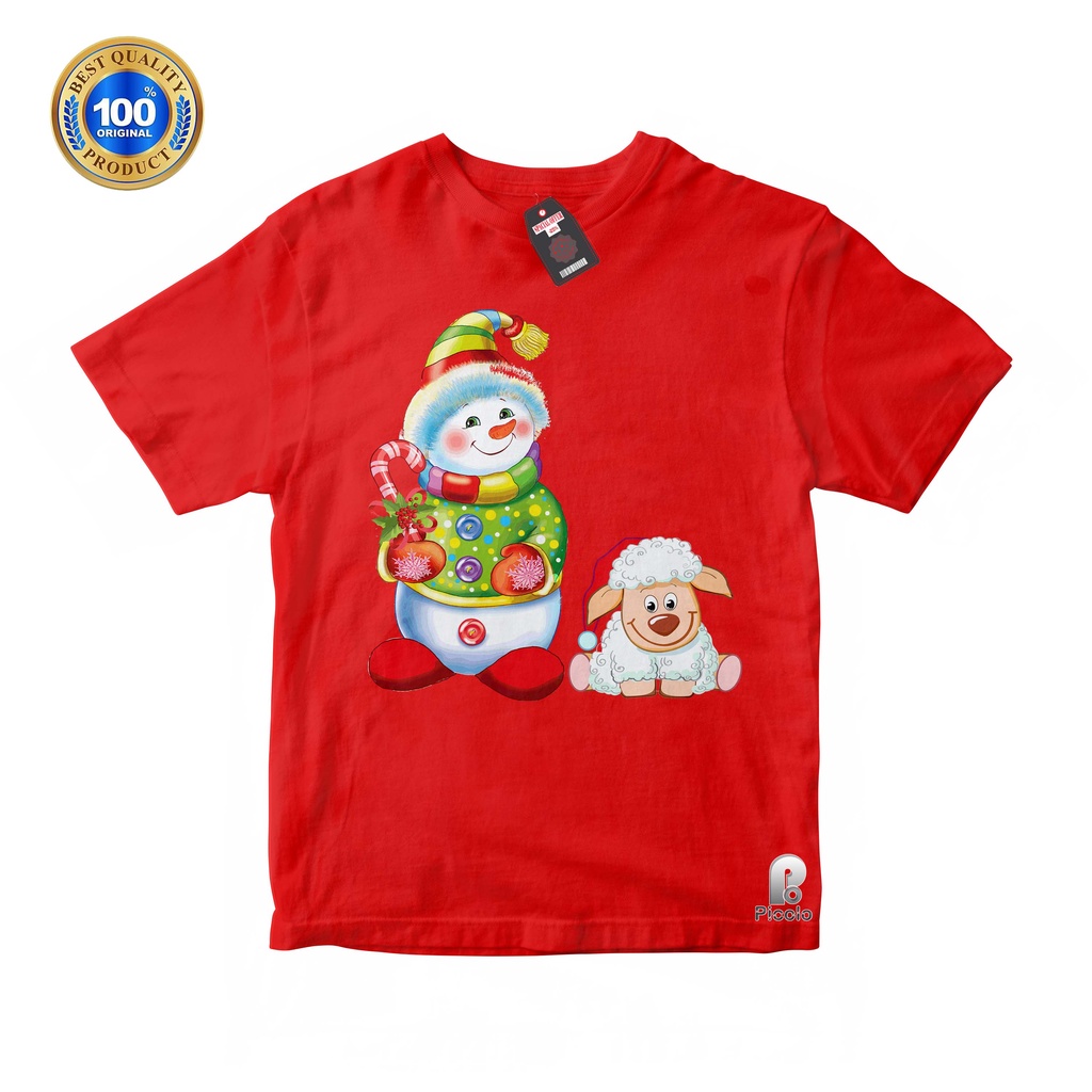 BAJU ANAK KAOS ATASAN ANAK SPESIAL NATAL MERRY CHRISTMAS Unisex Bahan COTTUN (Free Nama)