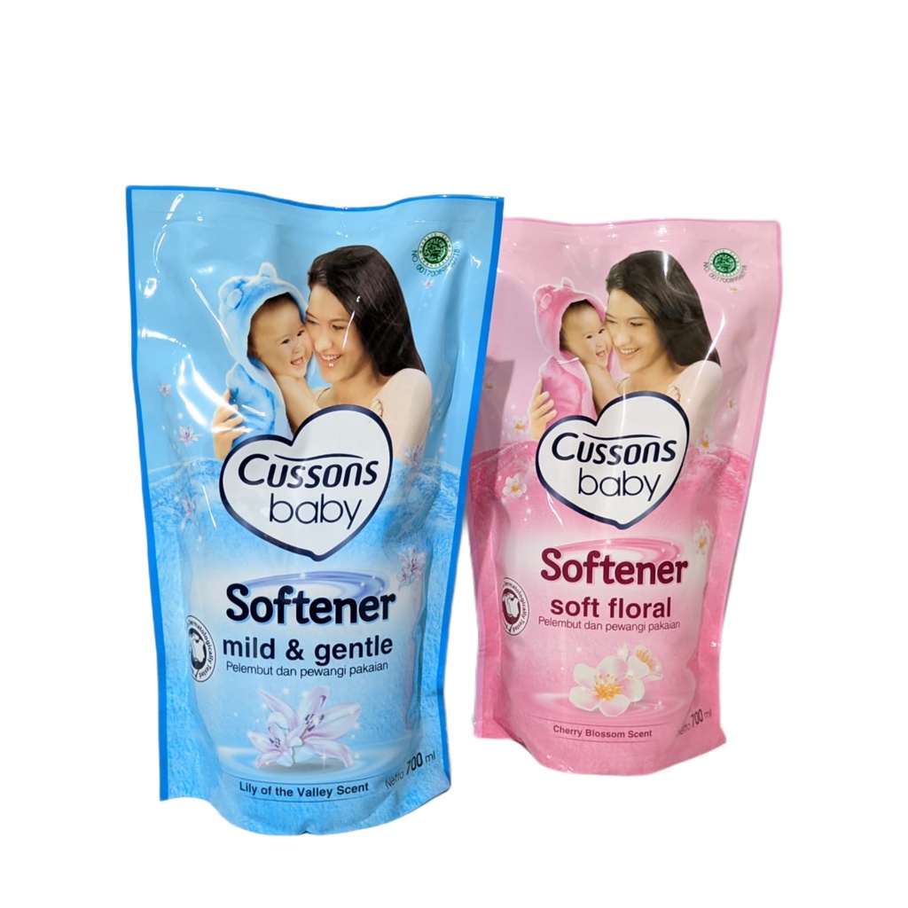 Cussons Baby Softener 700ml REFILL l Cusson Pelembut Pewangi Pakaian Bayi 700 ml Mild Gentle l Soft Floral l Sweet Dreams