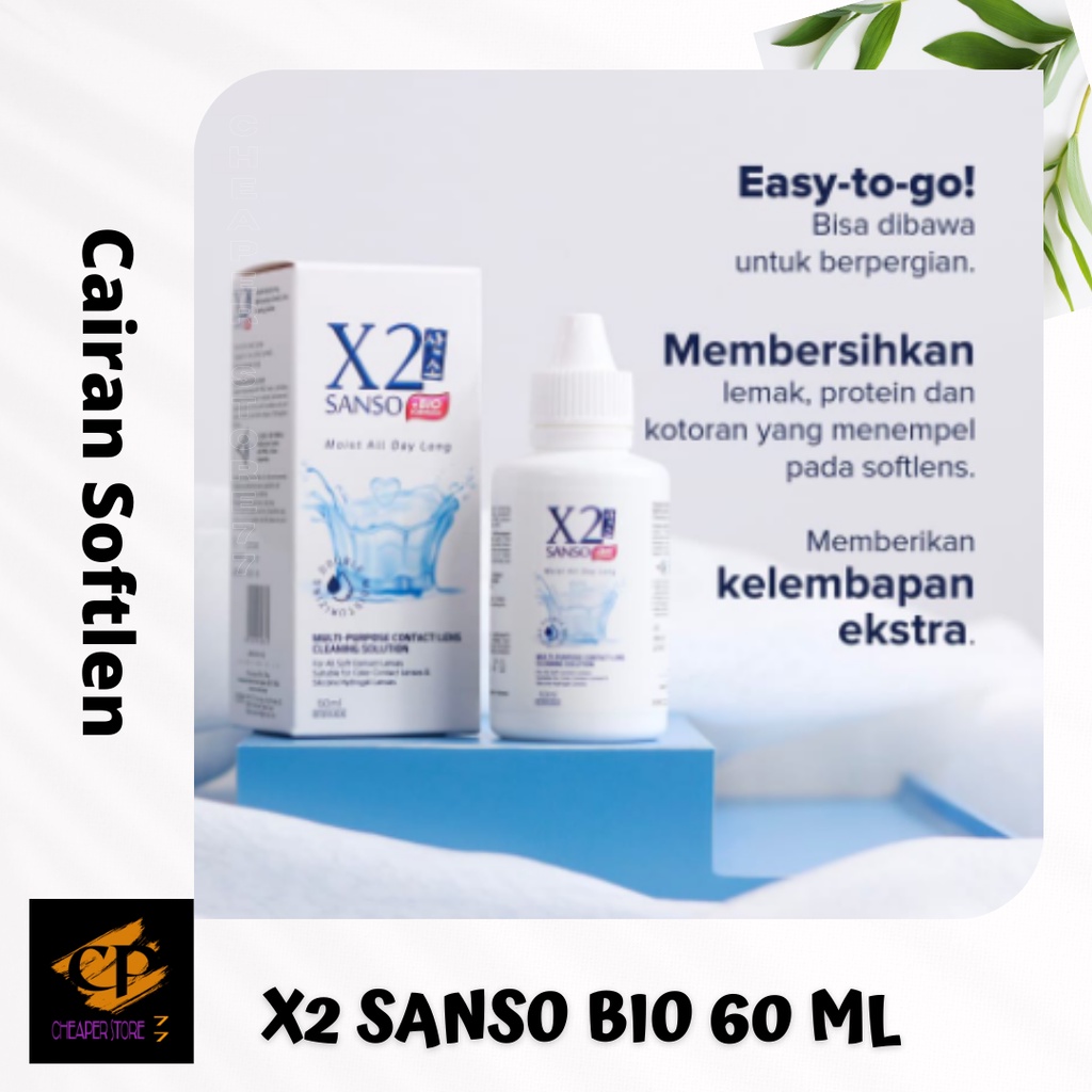 CAIRAN PEMBERSIH SOFTLENS X2 SANSO BIO 360ML