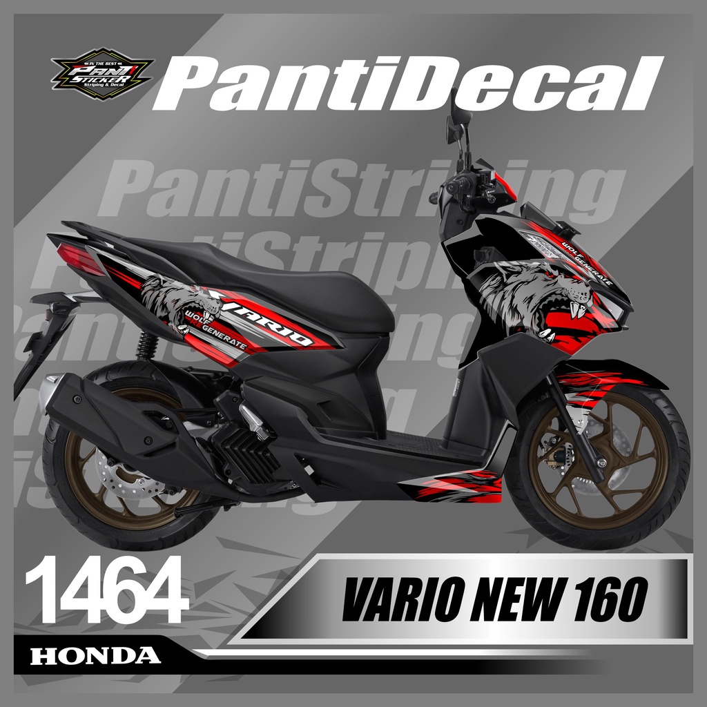 Skotlet Decal Vario 160 New - Decal Sticker Custom Full body Motor Vario 160 new stiker