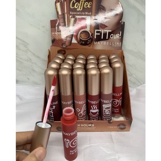 [6pcs] Lipcream Maybelline Matte Coffee Special Lip Mud 806602C