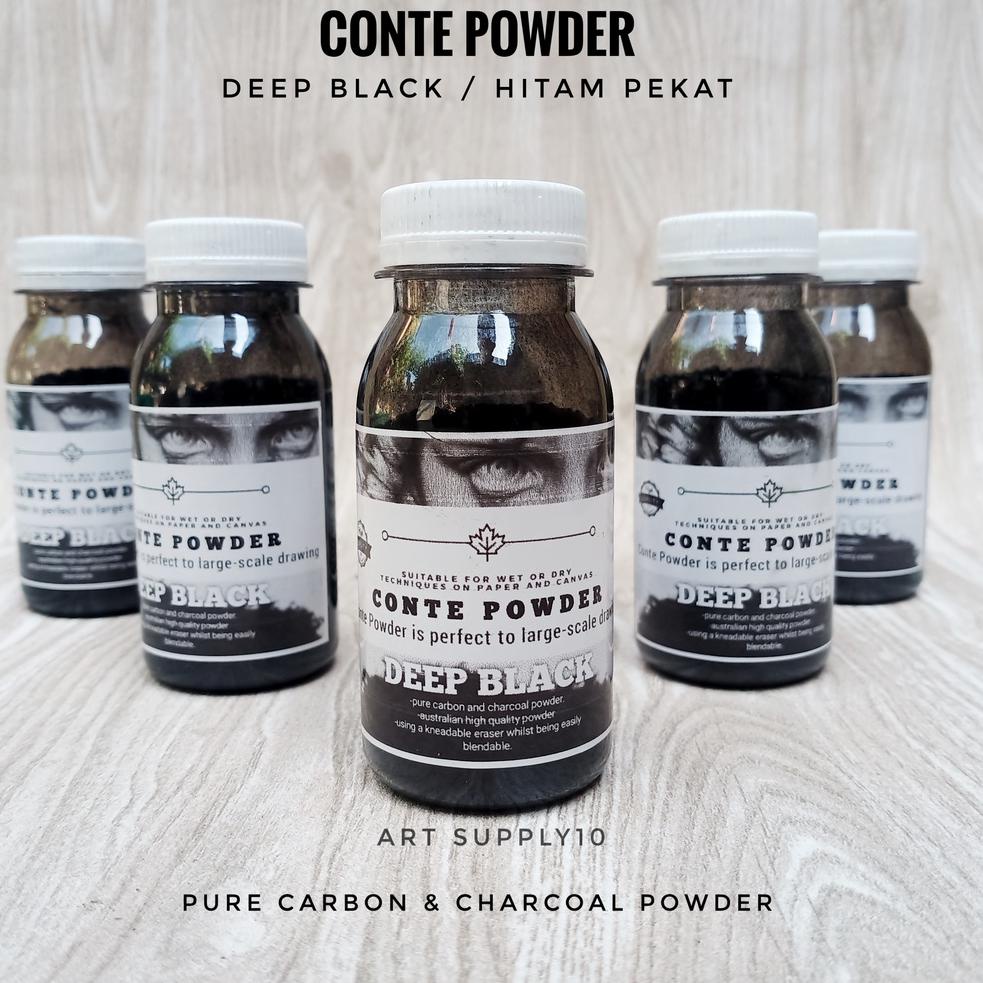 

[V-3]U ✓] Conte Powder Original - Deep Black-terviral