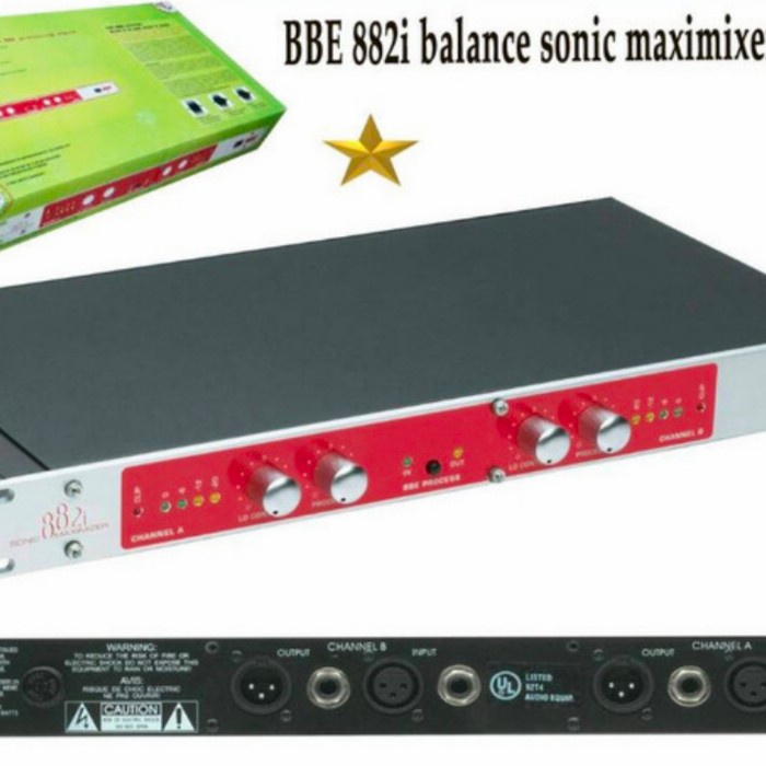 efek mic vocal  BBE sonic maximixermaximizer bbe882ibbe 882ibbe-882i