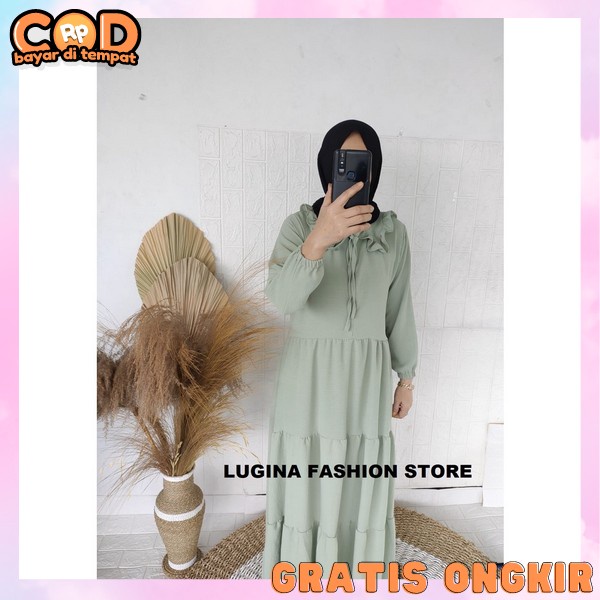 Gamis Kondangan Wanita Terbaru Ghamis Import Murah Bj Sari Murah Gamis Casual Dres Syar'I Jumbo Dres