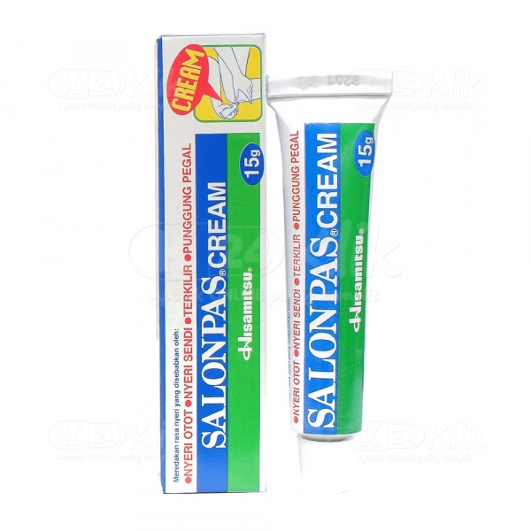 Salonpas Cream / Nyeri Otot / Keseleo / Memar / Nyeri Pinggang