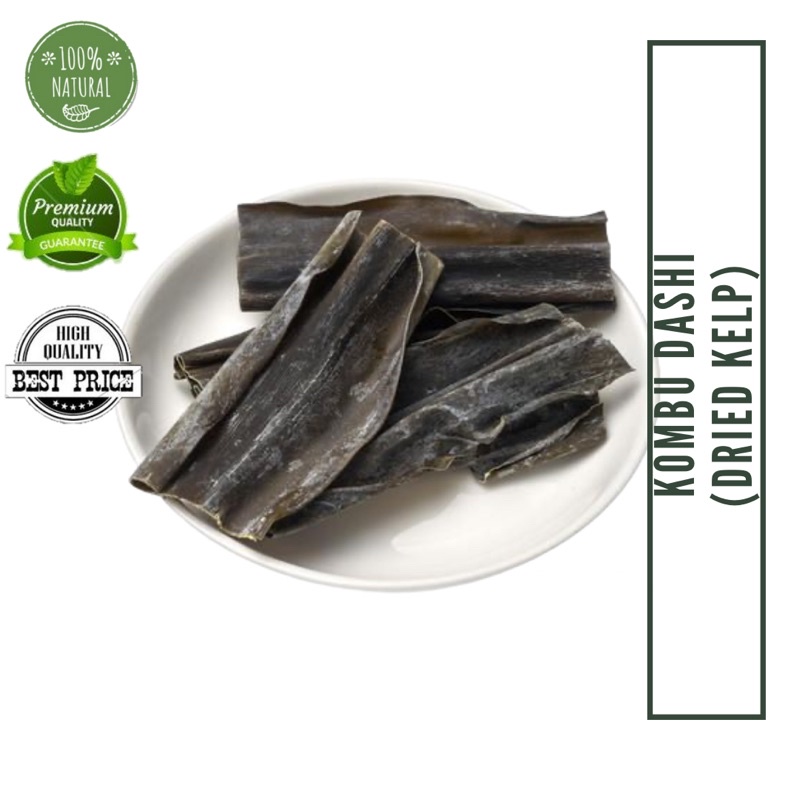 

KOMBU DASHI / KONBU DASHI / RUMPUT LAUT KERING / DRIED SEAWEED / KONBU DASHIMA 25 g