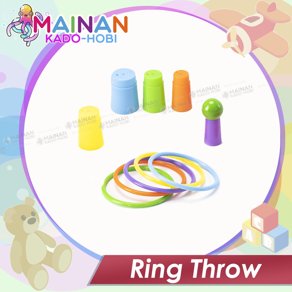 MAINAN ANAK RING THROW LEMPAR GELANG MENARA CINCIN