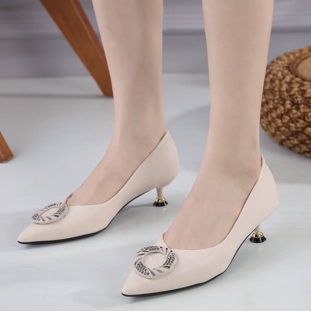 JISO RYONA LAYLA-59 Sepatu Kerja Wanita Heels 5cm Import