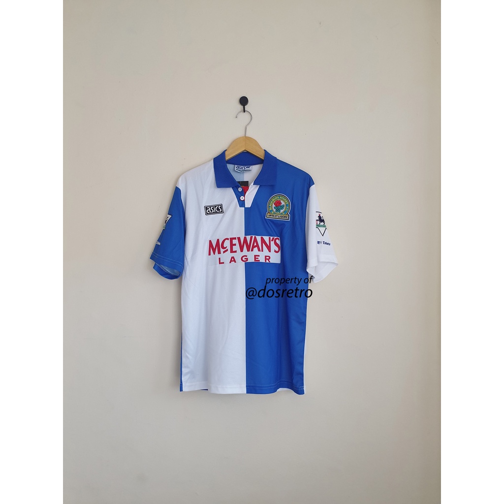 Jersey Retro Blackburn Rovers Home 1994 1995 Juara EPL