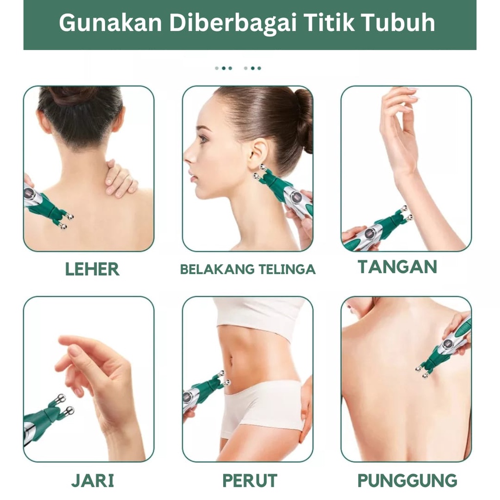 Tens Therapy Rocket Pen Akupuntur Pen Terapi massager pen Pain Relief