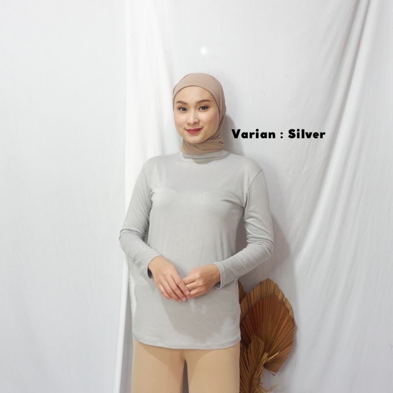 Manset Kaos Lengan Panjang Model terbaru/ Manset Badan Terlaris/ Atsan Wanita Kekinian