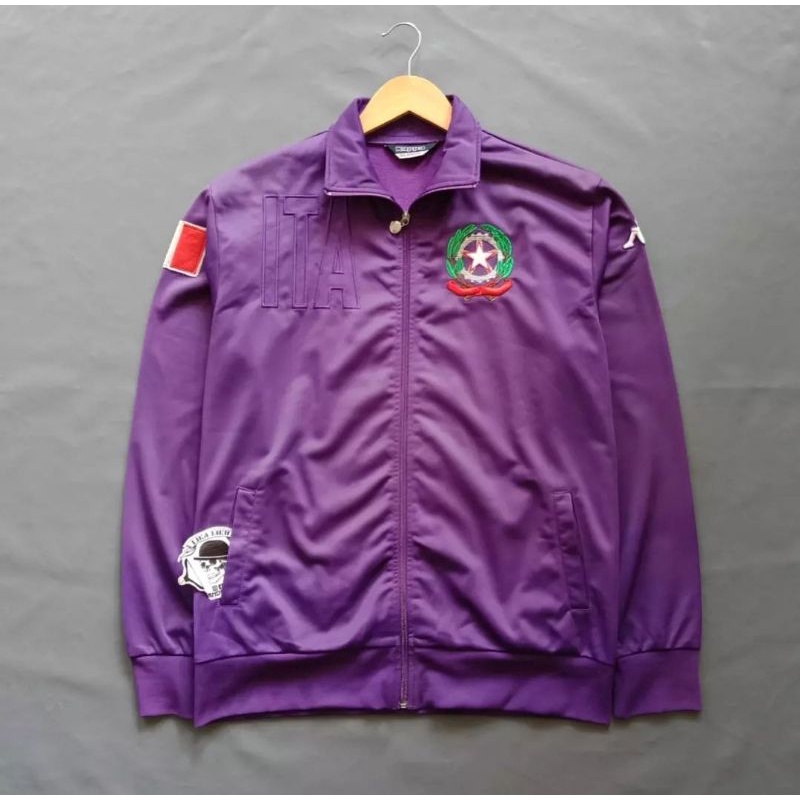 Tracktop jaket Kappa Italy logo bordir