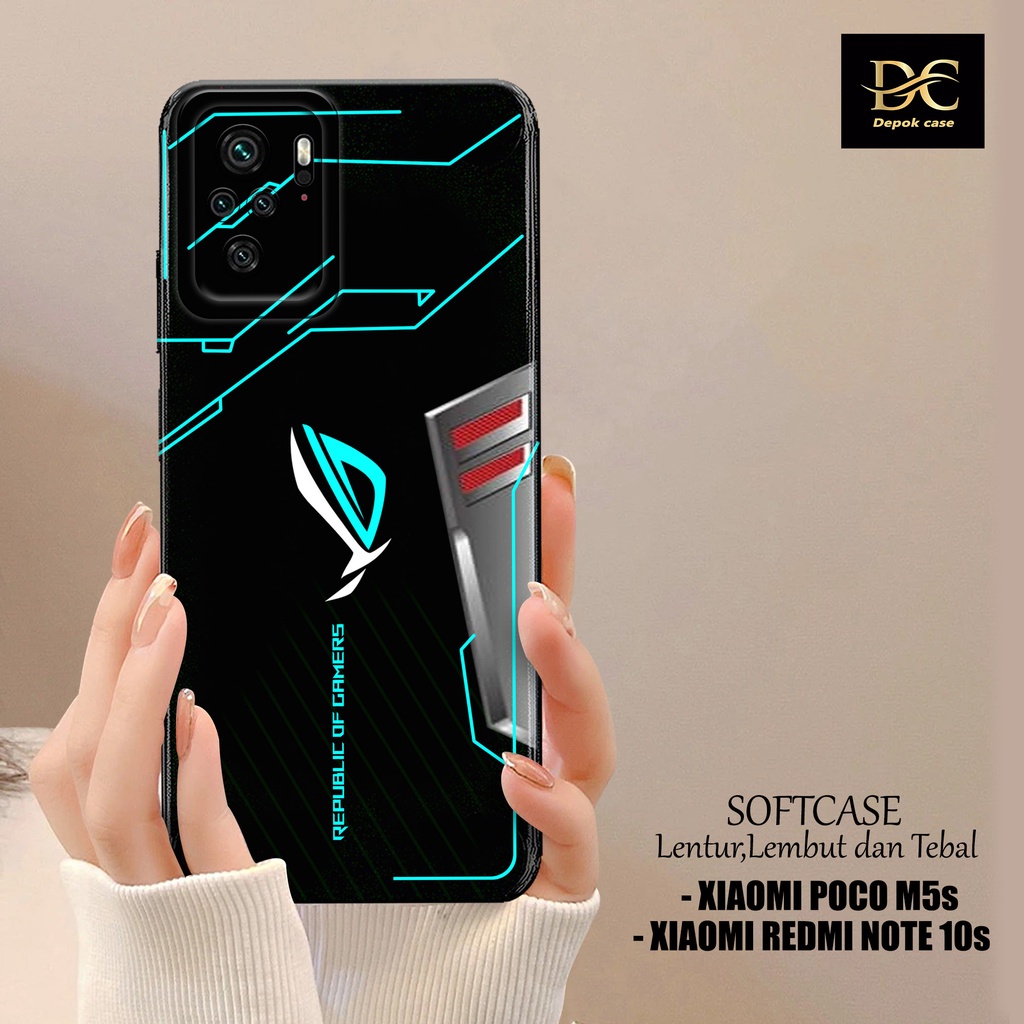 Case Xiaomi Poco M5s / Xiaomi Redmi Note 10s Terbaru - Fhasion Case GAMING - Casing Hp Xiaomi Poco M