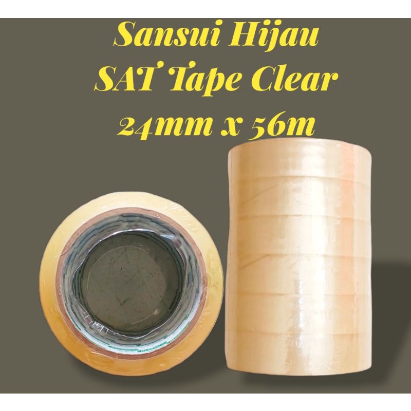 

Selotip/isolasi bening Sansui 1 inch(24mm) 56m