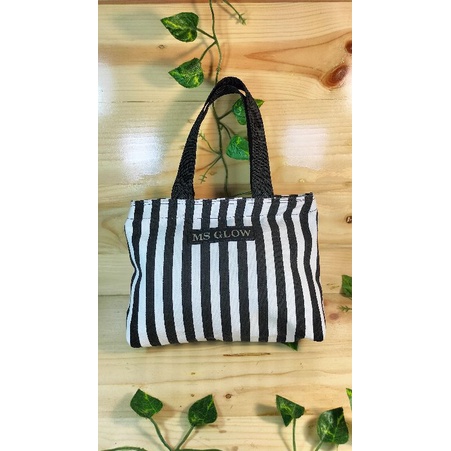 TOTE BAG KANVAS model MOZA RK  Tas Kosmetik / TAS JINJING / hand bag