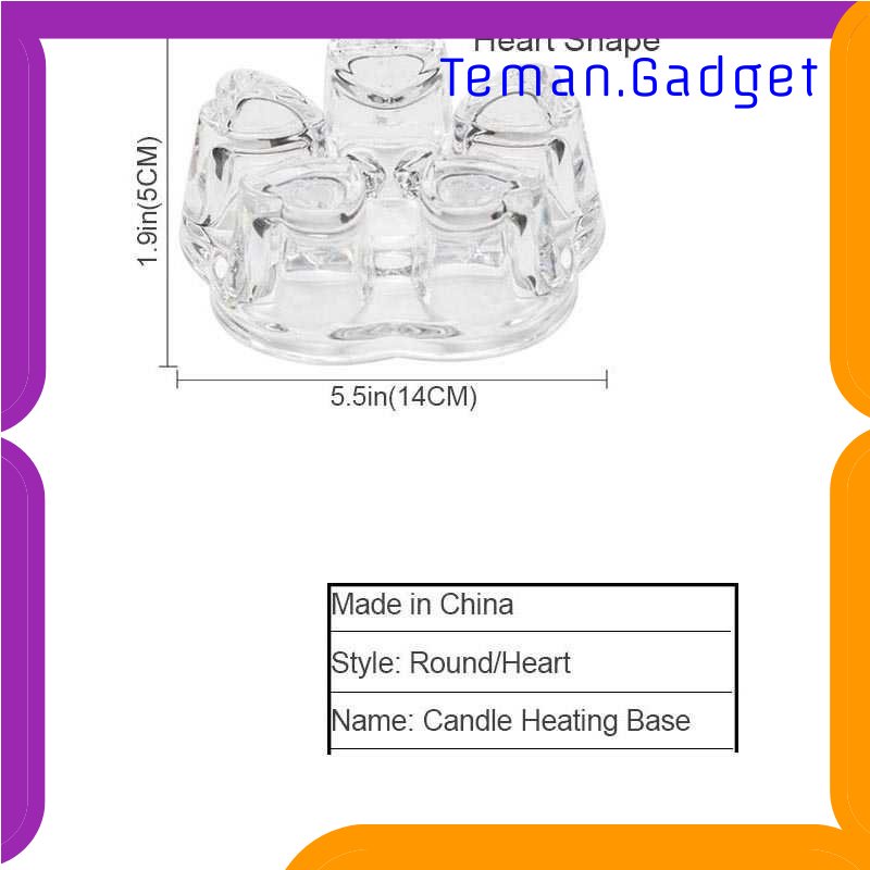 TG - DPR Glassware Tatakan Pemanas Teko Teh Kopi Teapot Warmer Base - BR-191