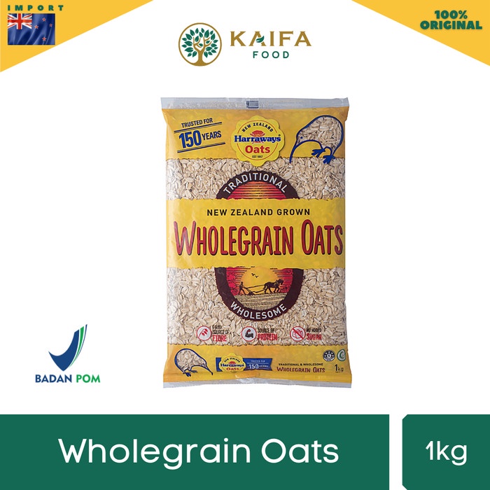 

[NEW] HARRAWAYS WHOLEGRAIN OATS 1kg