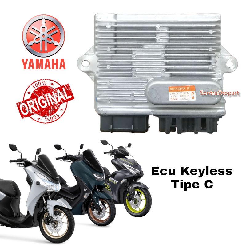 Ecu ecm aerox lexi nmax new keyless tipe c b65h59a11 original ip