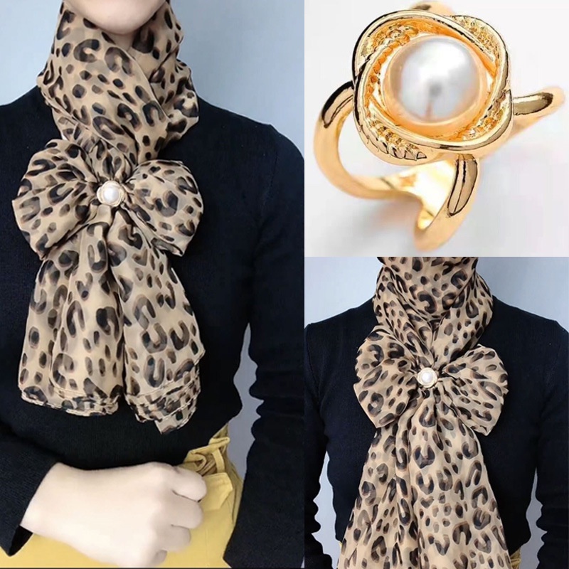 [Harga Grosir] 1pcs Fashion Wanita Camellia Gesper Mantel Sabuk Gesper Multi Fungsional Syal Sutra Hias Camelia Gesper Aksesoris Pakaian