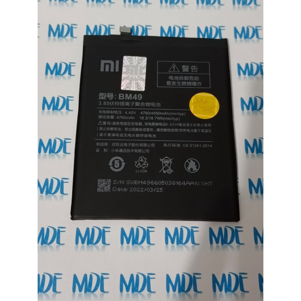 Baterai Xiaomi Mi Max BM49 BM 49 Original Batre Battery
