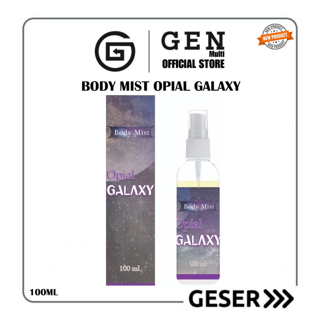 GEN - Parfum Body Mist Opial Galaxy 100ml Premium / Body Mist Opial Galaxy 100ml / Parfum Pria Wangi Tahan Lama