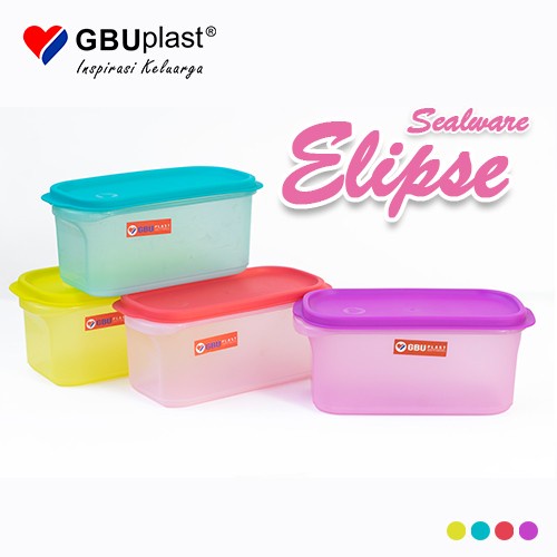 Toples Plastik Kotak Elipse 750 1500 2300 ML Small Medium Large GBU PLAST