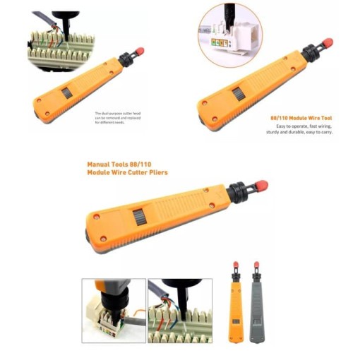 Impact Punch Down Tool Wire Network Cutter Modular M