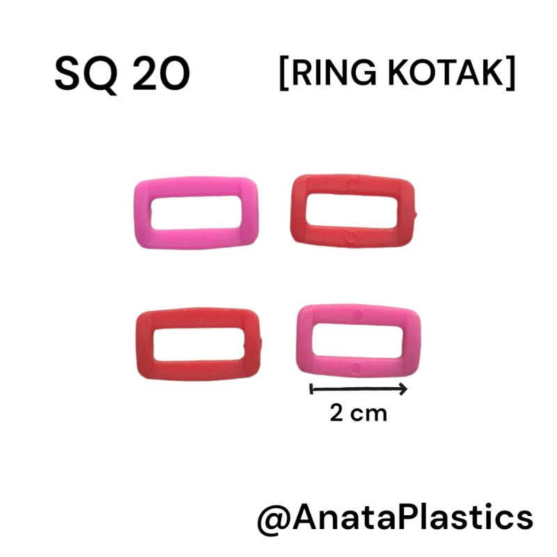 RING KOTAK PLASTIK 2 CM / RING KOTAK PLASTIK / SQ 20 / RING KOTAK