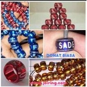 Ring LOVEBIRD cucak ijo perkutut Kenari Merpati model donat