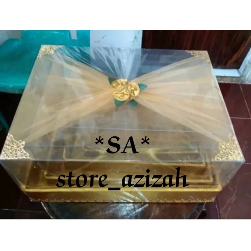 

Box Kotak Hantaran / Box Mahar Seserahan Mika Tile 1 Set Isi 4 Box kotak hantaran mahar
