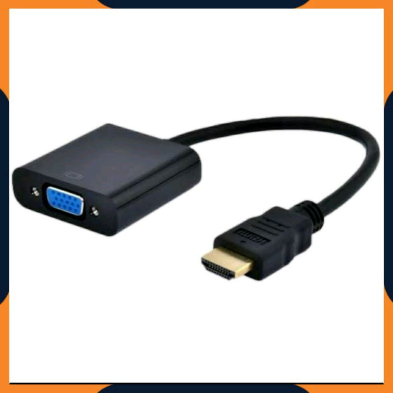 [COD] KABEL VGA MALE TO MALE 3 METER + KABEL KONEKTOR CONVERTER HDTV MALE TO VGA FEMALE / DARI LAPTOP KE PROYEKTOR INFOKUS