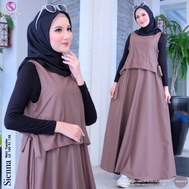 SIENNA, ENZY One Set Overall + Inner  Ori by Shofiya❤