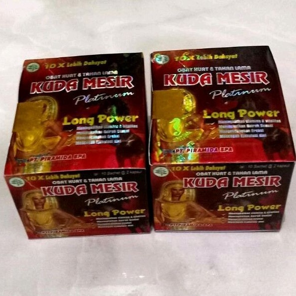 KAPSUL KUDA MESIR PLATINUM/GOLD ORIGINAL penambah stamina pria
