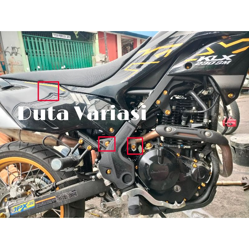 NACOM DV BAUT PEGANGAN KNALPOT KLX 230