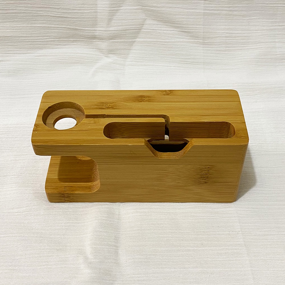 [Preloved] Dock Charger Tempat Charger Kayu Apple Watch (Hanya Dock Saja)