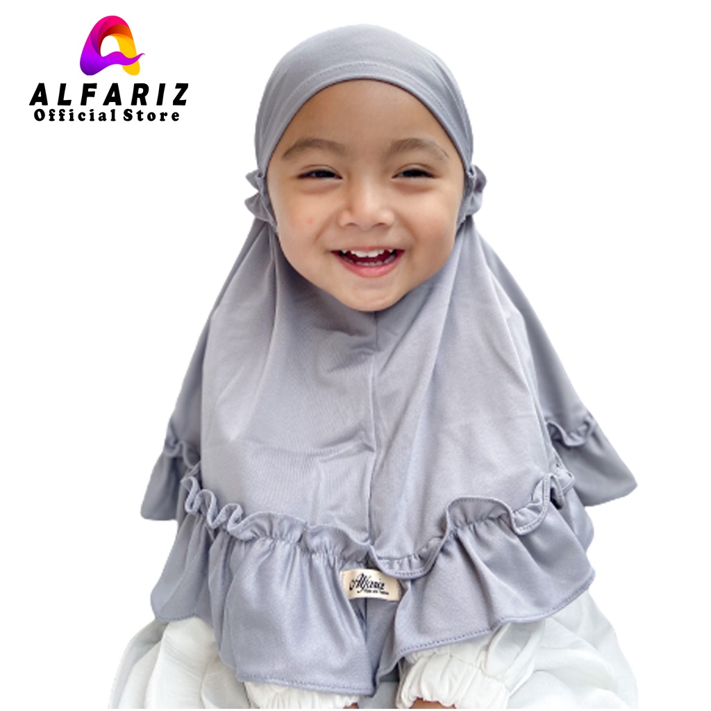 ALFARIZ HIJAB - Hijab Anak Amara Bergo Tali Kerut Jersey Premium