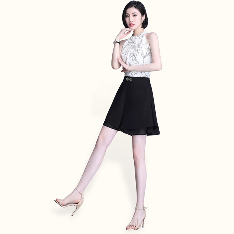 Celana pendek sifon wanita gaya korea Casual Model Terbaru - XSHOP Belle