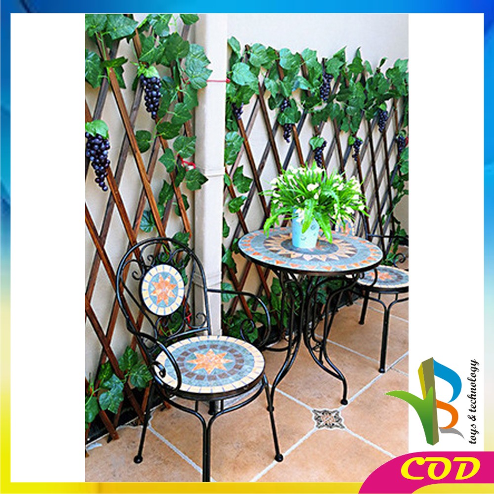 RB-C743 Daun Rambat Plastik Daun Maple Hias Tanaman Artificial Juntai Gantung Rumput Hiasan Pesta Wedding Cafe Restoran / Sulur Daun Dekorasi Ruangan Rumah