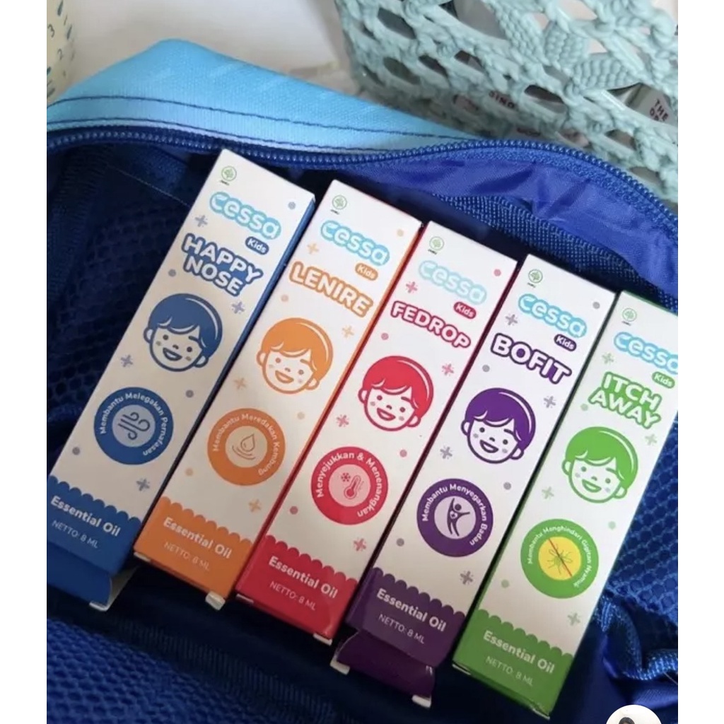[FREE ONGKIR!] CESSA KIDS FEDROP NO MORE FEVER , HAPPY NOSE NO MORE COLD , LENIRE TANTRUM , ITCH AWA