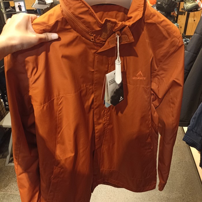 bismillahEIGER Bismillah Jaket  MENS EQUATOR WINDPROOF Jacket 7660 Cowok - Terracota, S