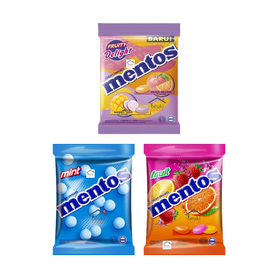 Jual Mentos Permen Pack Berbagai Varian Pilih Rasa | Shopee Indonesia
