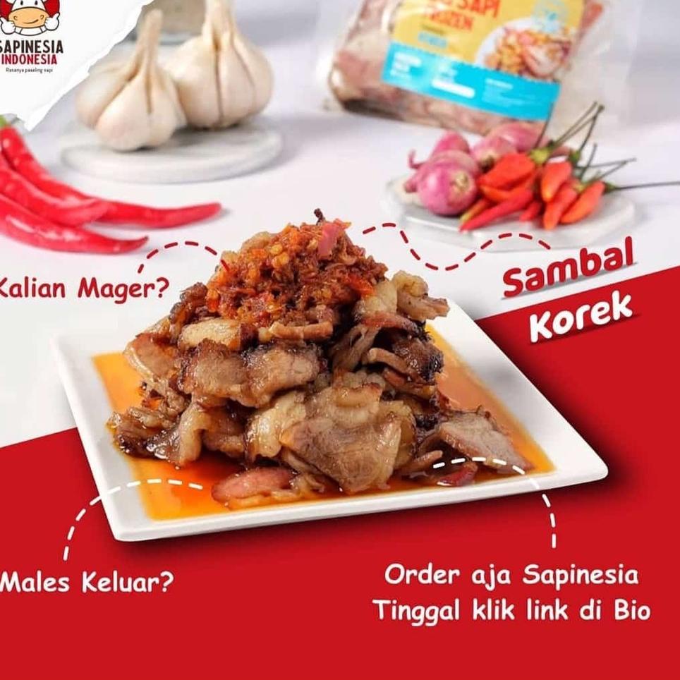 

[G-2-R ♥] Sei Sapi Sapinesia Daging Sapi Asap Beku Frozen 130 Gram-viral