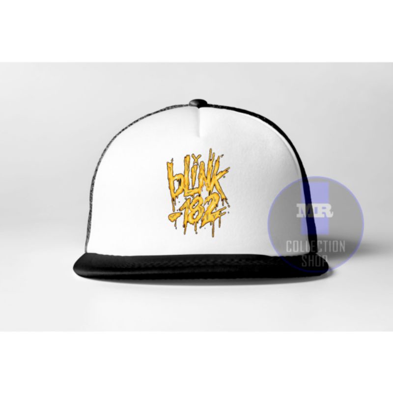 topi truckle jaring logo blink 182 / topi jaring logo blink 182