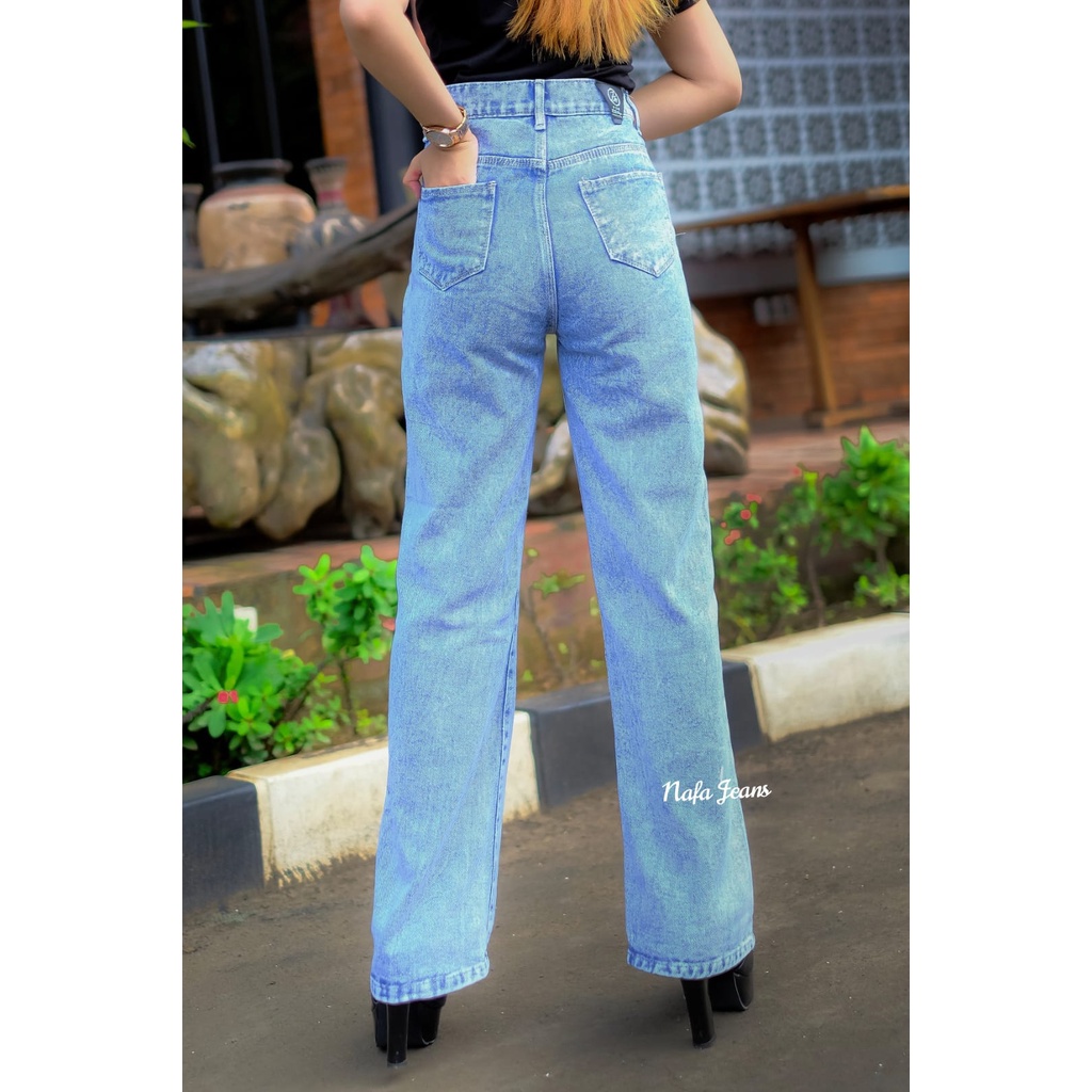 Highwaist kulot jeans wanita loose / Celana jeans kulot loose wanita Model terbaru / Celana jeans wanita kekinian model terbaru