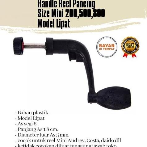 HANDLE REEL PANCING UKURAN 200 SPARE PART REEL