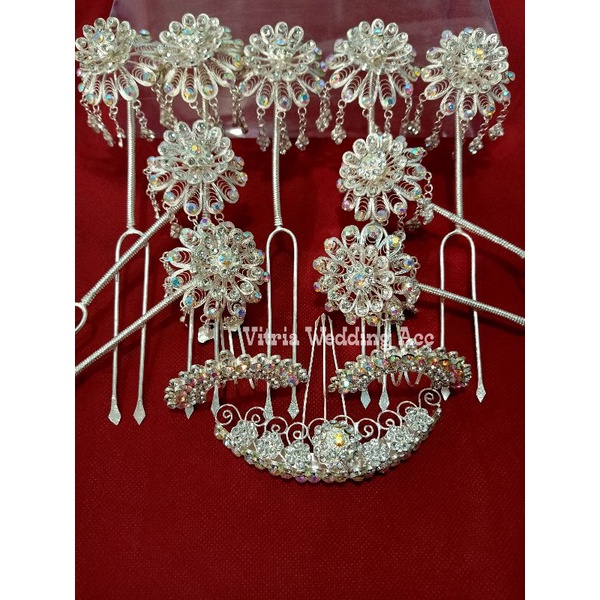 ANEKA SET PERHIASAN PENGANTIN / SET MENTUL / SET MANTEN SOLO PUTRI