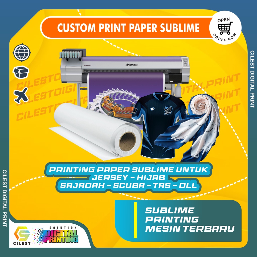 COSTUM PRINT PAPER SUBLIME METERAN