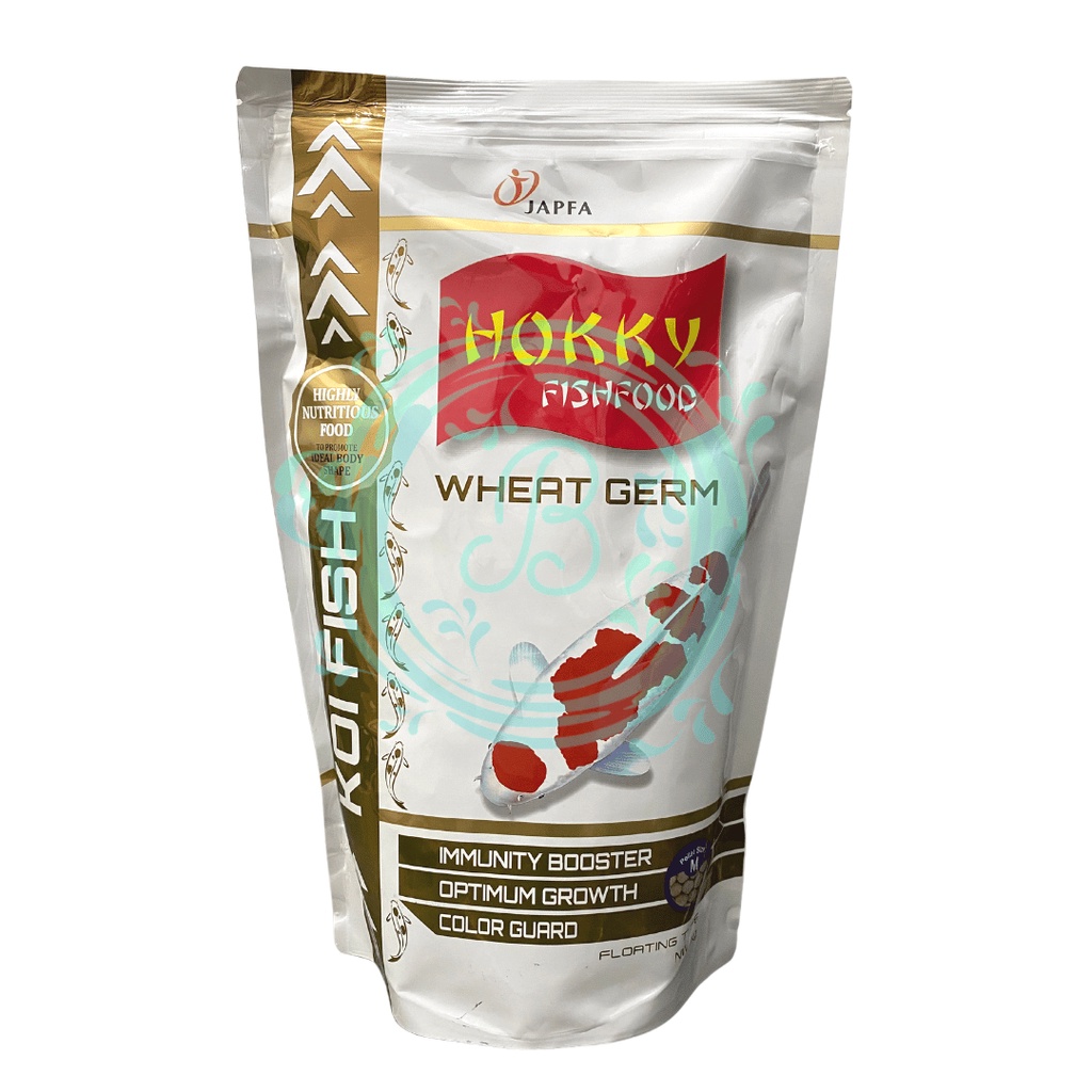 Hokky Wheat Germ 1kg Pakan Gandum Ikan Hias Koi 1 KG Makanan Imun Growth Color Pertumbuhan Warna